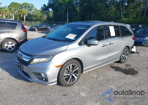 2018 Honda Odyssey Elite из США, поврежденный, VIN 5FNRL6H92JB000413